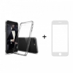 Стъклен протектор Remax + TPU калъф за Apple iPhone 7 Plus Бял 